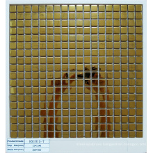 Cheap Gold Color Shiny Metal Stainless Steel Mosaic Tile for Sale